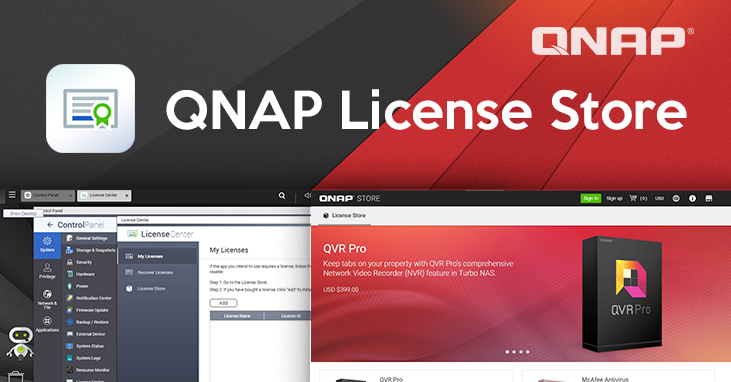 QNAP modernise sa boutique de licences